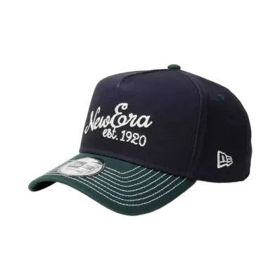 NEW ERA 9Forty A-Frame 2-Tone Duck Canvas "Navy/Dark Green"