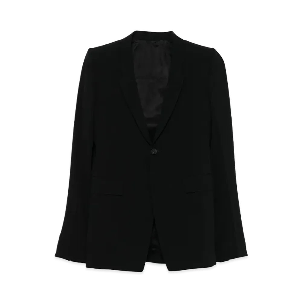 Rick Owens Women's Extreme Soft Blazer Jacket "Black"