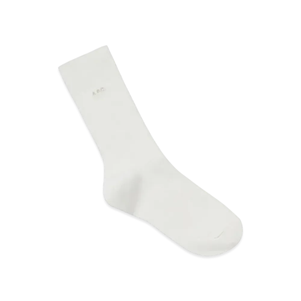 A.P.C. Lucas F Socks "White"