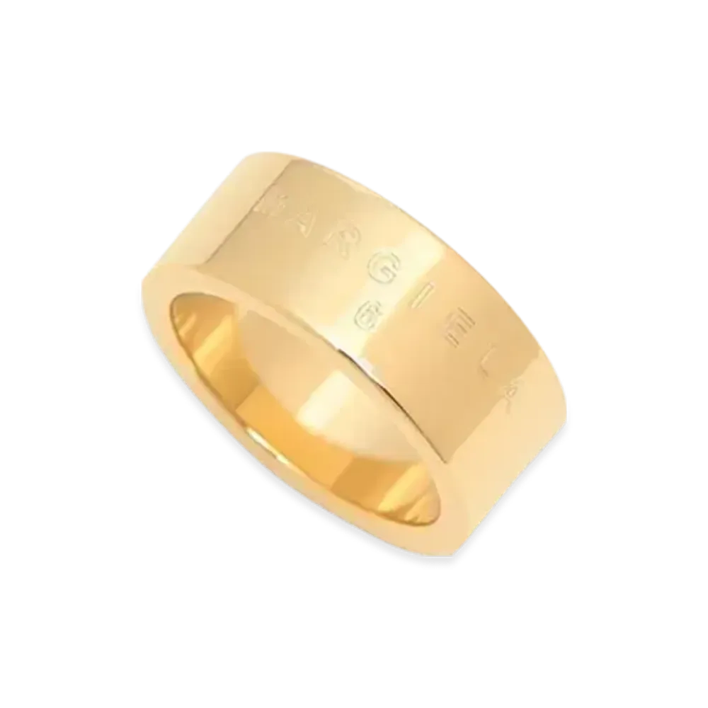 MM6 Maison Margiela Logo Ring "Yellow Gold"