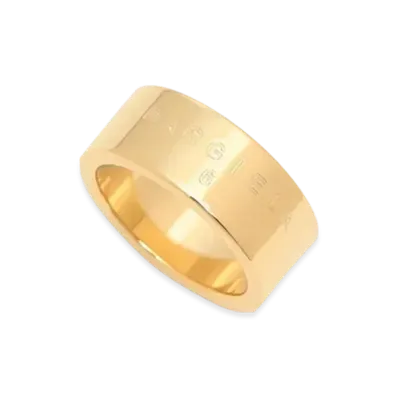 MM6 Maison Margiela Logo Ring "Yellow Gold"