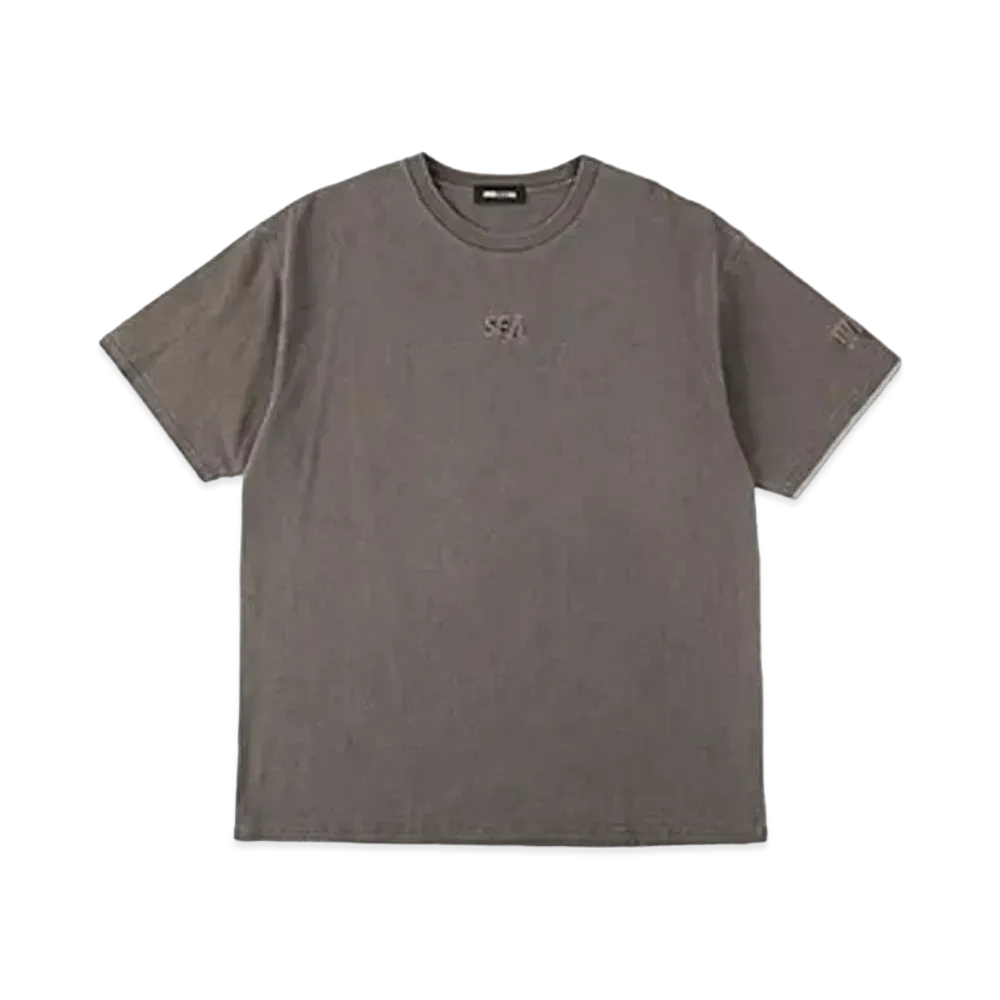 WIND AND SEA SEA (pigment-dye) S/S TEE "D.Gray"