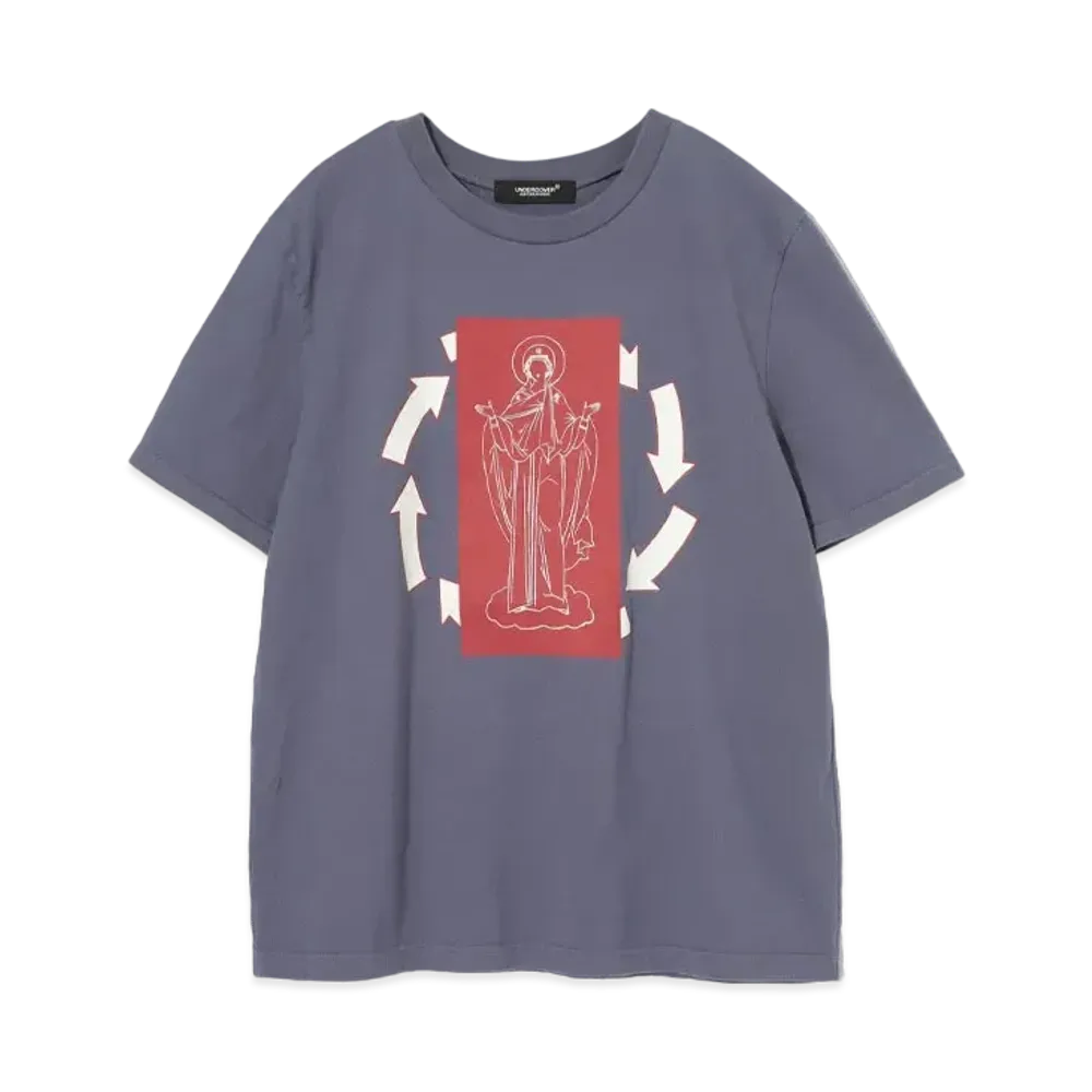 UNDERCOVER Cotton T-Shirt "Blue Purple"