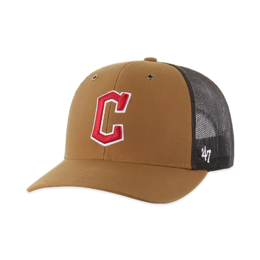 47 x Carhartt Cleveland Guardians Trucker "Brown"