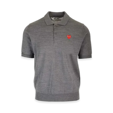 PLAY COMME des GARCONS Polo Shirt "Gray"
