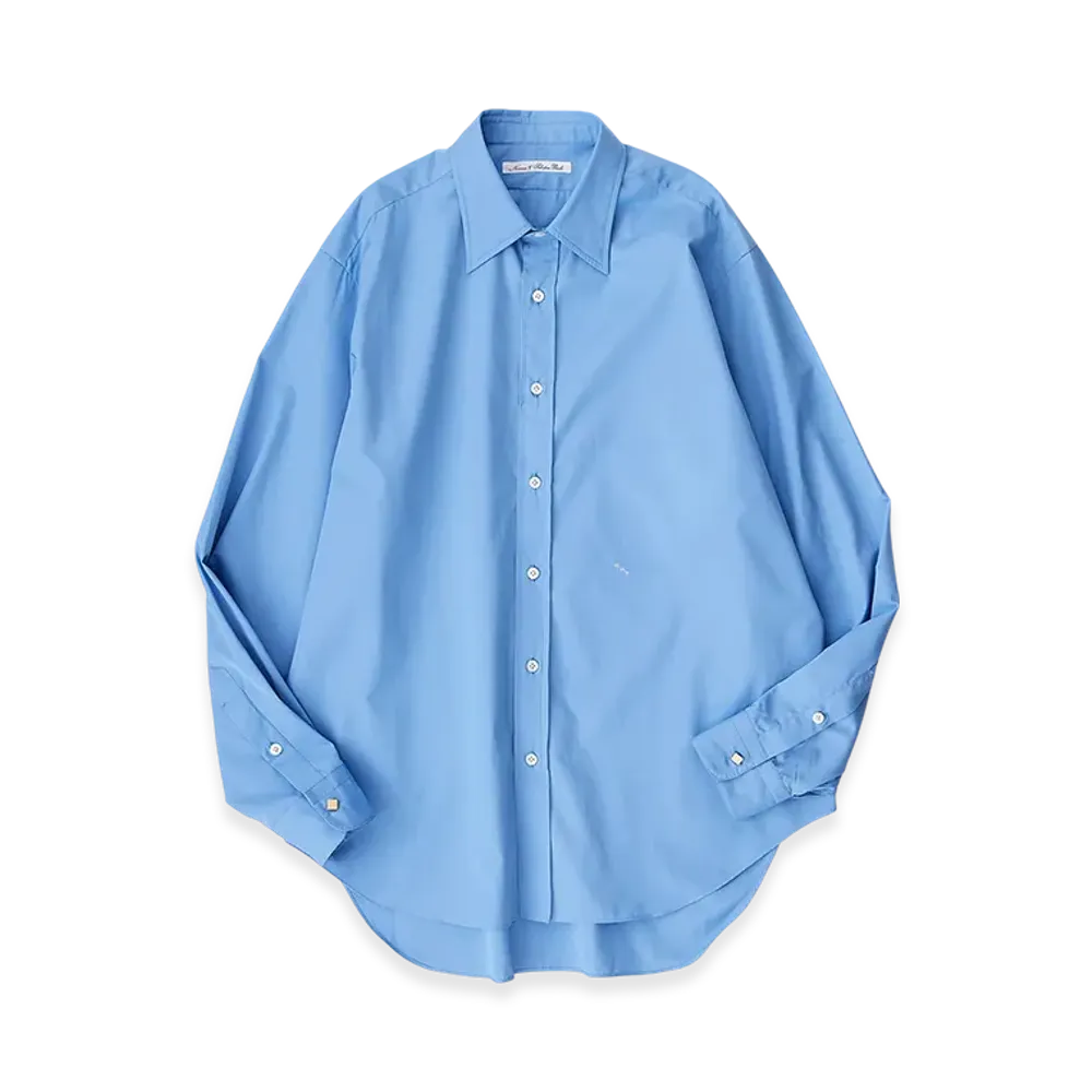 NICENESS Nova N.N.P. Regular Collar Dress Shirt - Solid Color "Blue"