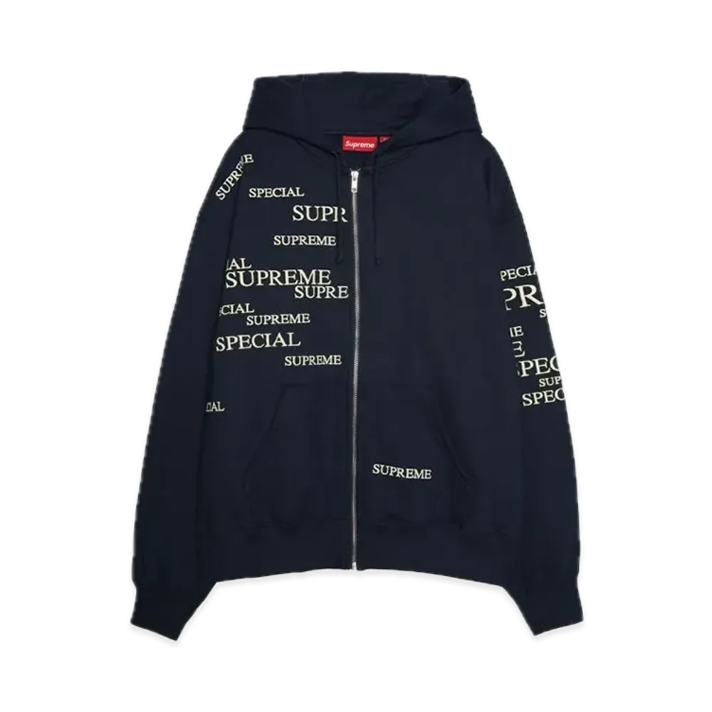 Supreme Special Zip Up Hooded Sweatshirt "Navy"