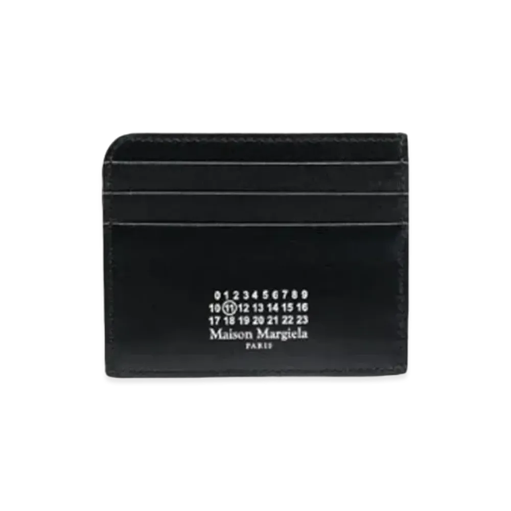 Maison Margiela Numbers Logo Smooth Leather Card Holder "Black"