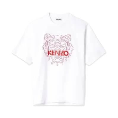 KENZO Loose T-shirt tiger Tigre "White"