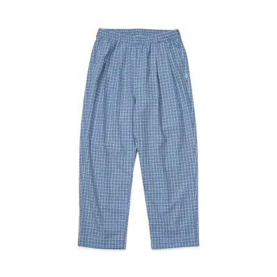 KEBOZ NEL EASY PANTS "Blue Check"