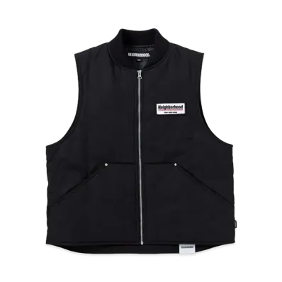 NEIGHBORHOOD Padded Work Vest "Black"