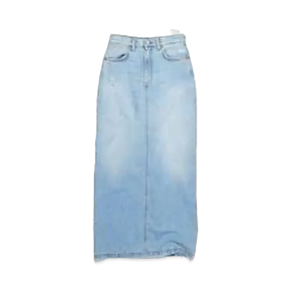 Acne Studios Mid-Length Denim Skirt "Light Blue"