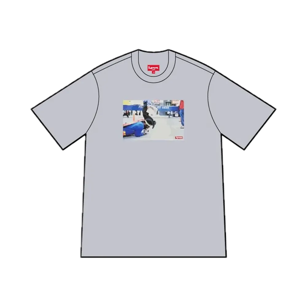 シュプリーム グレート ホワイト ウェイ Tシャツ "ヘザー グレー"
