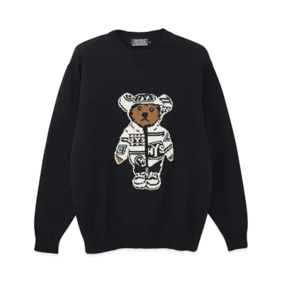 HYSTERIC GLAMOUR Hysteric Teddy Jacquard Setter "Black"