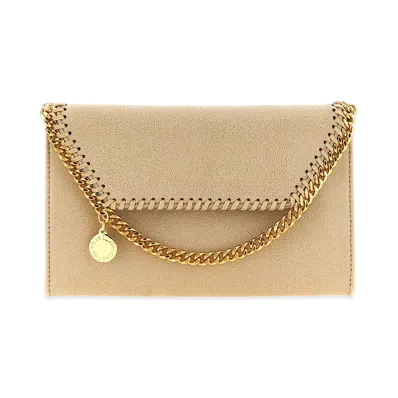 STELLA McCARTNEY Women's Falabella Mini Shoulder Bag "Beige"