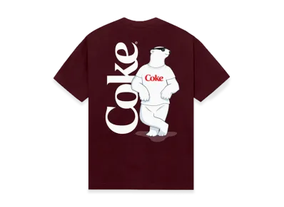 ANTI SOCIAL SOCIAL CLUB x Coca-Cola Polar Bear Coke Tee "Maroon"