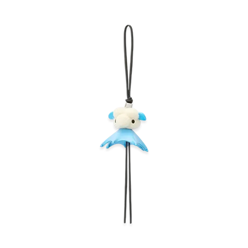 LOEWE Fluffy Puzzle Charm "Black/White"