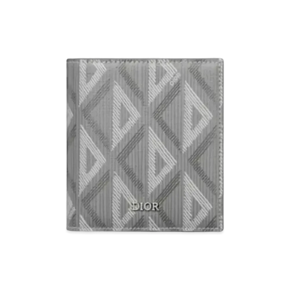 Dior Small Straight Wallet "Gray"