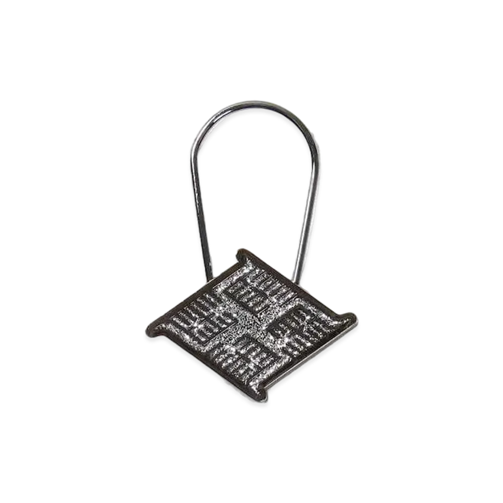 APHRODITEGANG Kamon Key Holder "Black Metal-Glitter Logo"