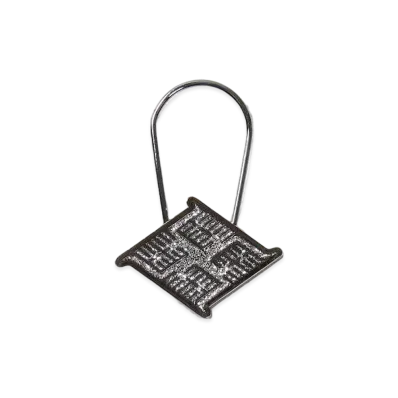 APHRODITEGANG Kamon Key Holder "Black Metal-Glitter Logo"