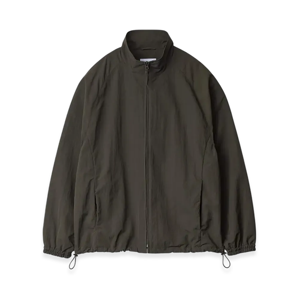 ssstein Windbreaker Stand Collar Jacket "Dark Khaki"