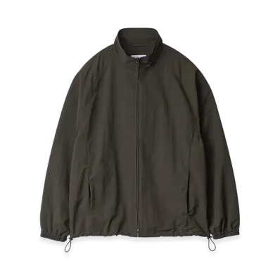 ssstein Windbreaker Stand Collar Jacket "Dark Khaki"