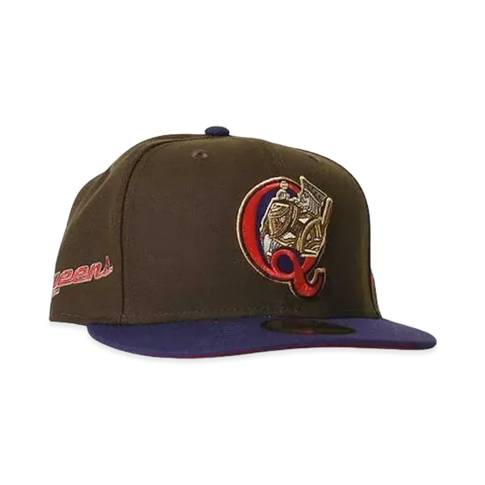 NEW ERA QUEENS KINGS "DARK BROWN×PURPLE"
