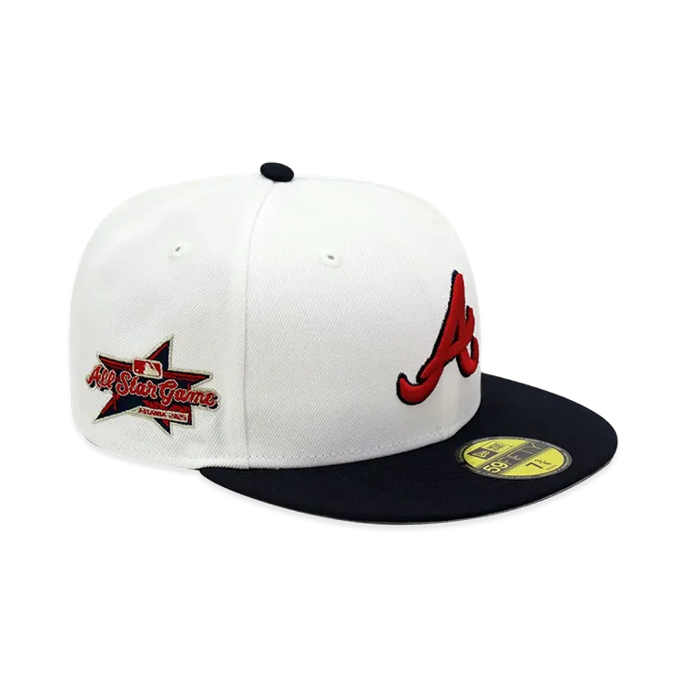 NEW ERA x THE CAP 59Fifty July 4th Atlanta Braves "White/Navy"