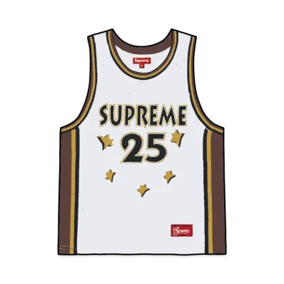 Supreme All Star Basketball Jersey "White"