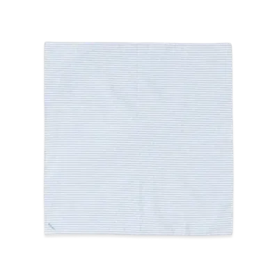 BEAMS Tetoron Cotton Striped Handkerchief "Sax"