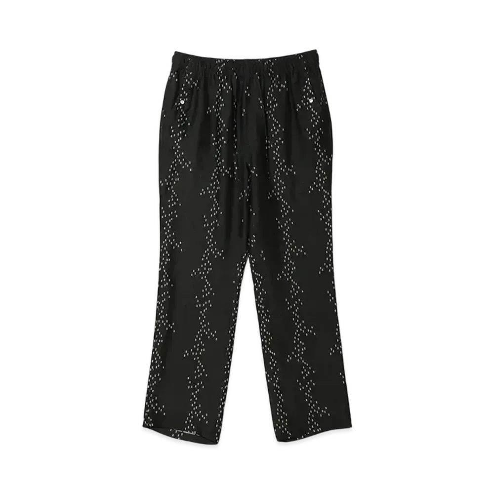 NEEDLES String Cowboy Pant - Square Dot Jacquard "Black"