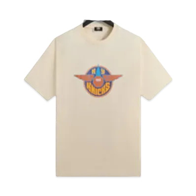 Kith x New York Knicks Wingman Vintage Tee "Sandrift"