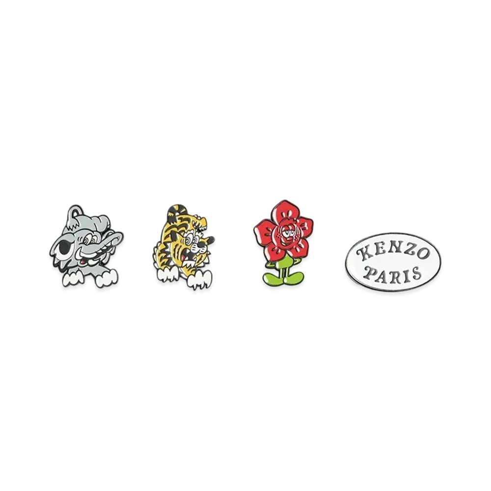 KENZO VERDY MARKET Pins Set "Multi"
