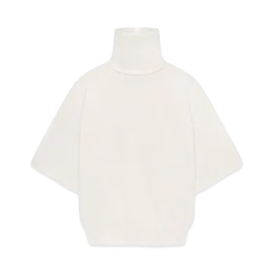 FEAR OF GOD ESSENTIALS Merino Knit High Neck Tee "Cream"