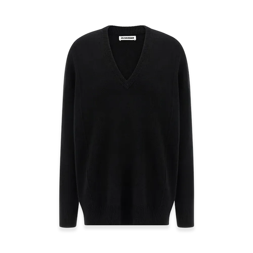 Jil Sander Women's Cashmere Sweater "Black"