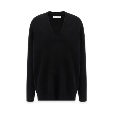 Jil Sander Women's Cashmere Sweater "Black"