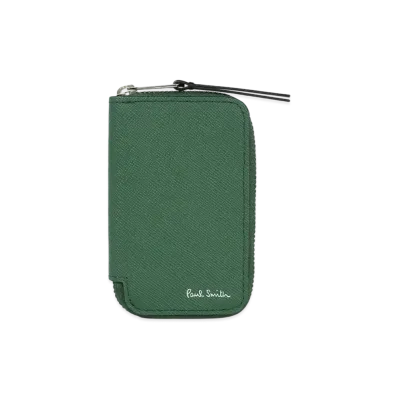 Paul Smith Bright Stripe Puller Smart Key / Card Case "Green"