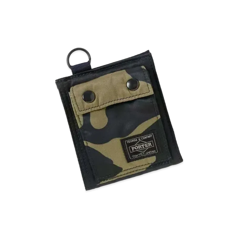 PORTER / COUNTER SHADE Wallet "Woodland Khaki"