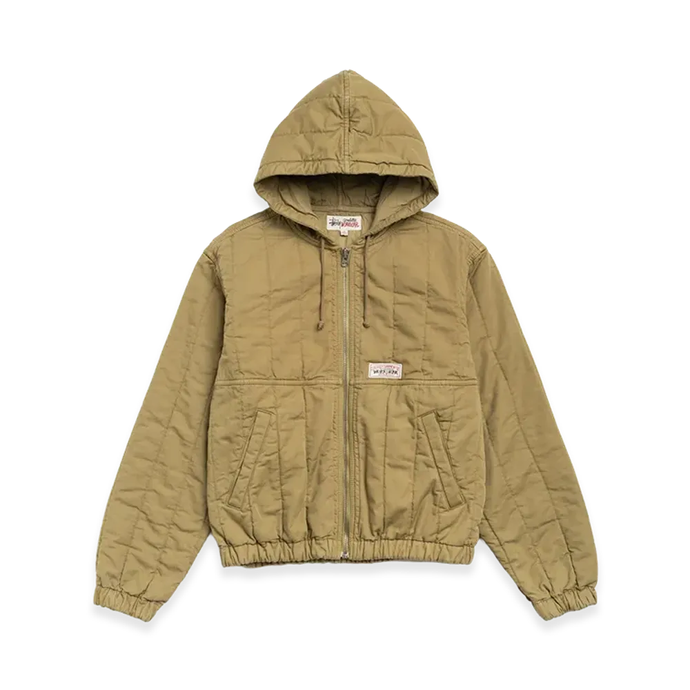 Stussy Quilted Canvas Work Jacket "Olive"