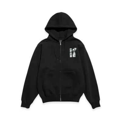 Wasted Youth WY Zip Sweat Hoodie "Black"
