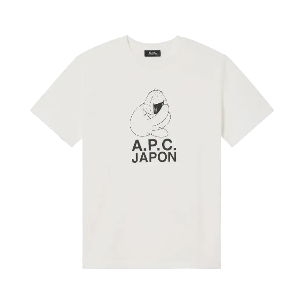 A.P.C. Ourmet Japonais Capsule Onigiri Tee "White"
