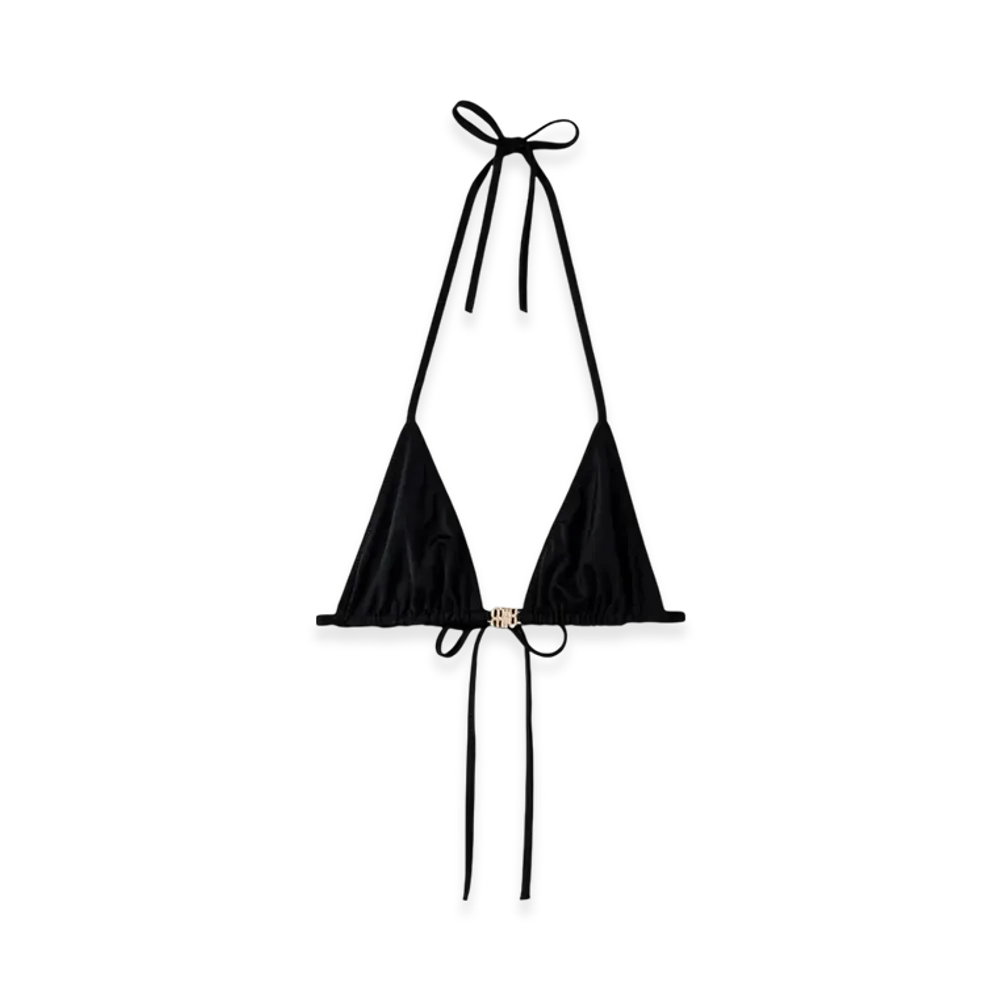 MIU MIU Women's Jersey Bra "Black"