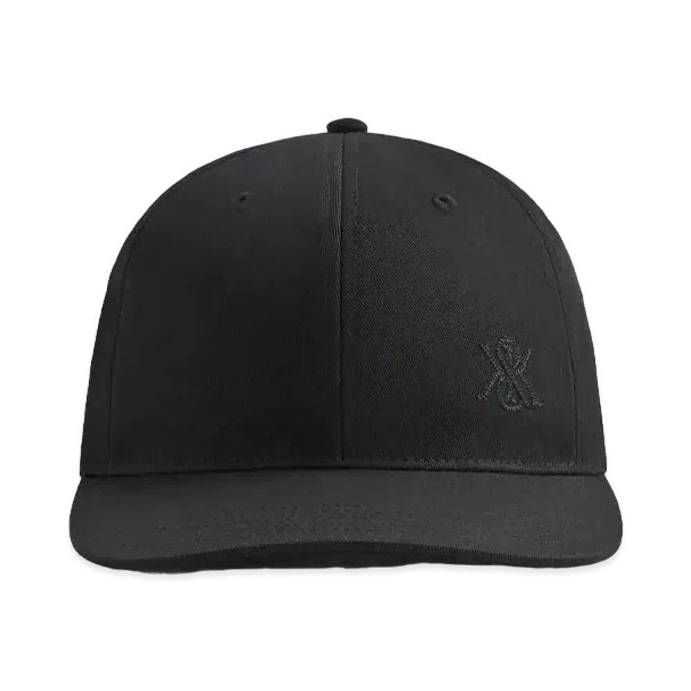 Kith Chain Stitch Crest Aaron Cap "Black"
