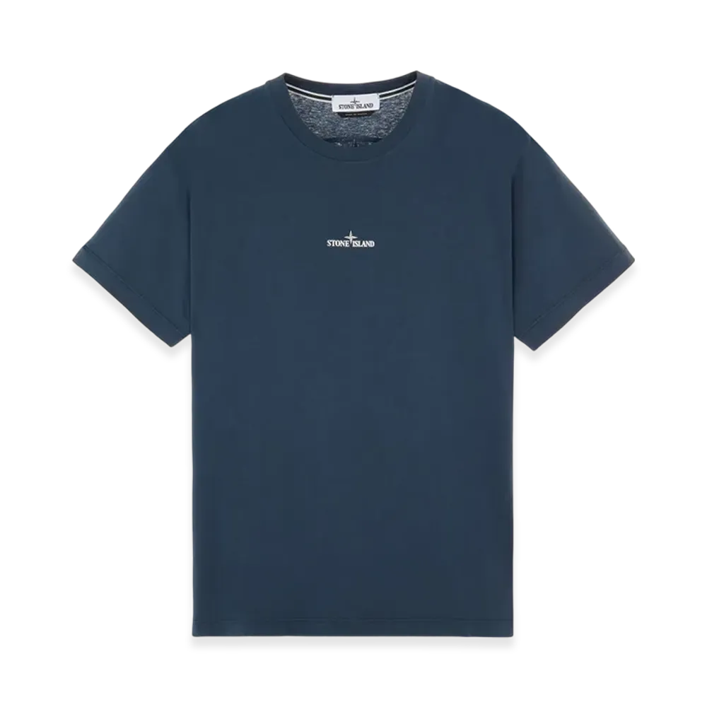 Stone Island 2NS94 Tricromia Three T-Shirt - 22SS "Avio Blue"