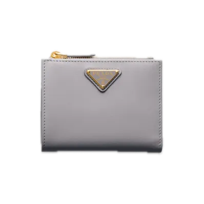 PRADA City Calf Tab Wallet "Pastel Purple"
