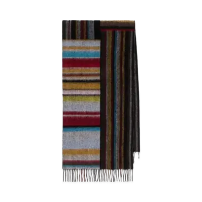 Paul Smith Signature Stripe Patchwork Scarf "Multi"