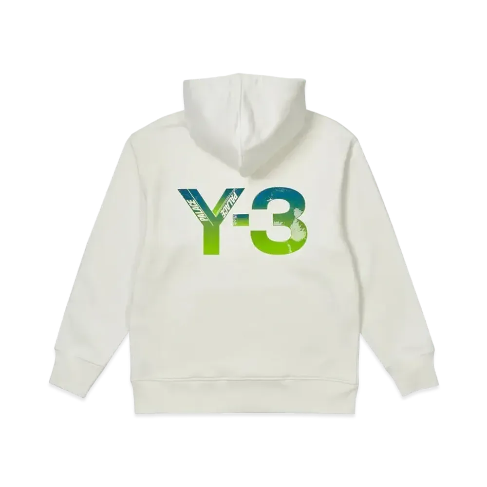 Y-3 PALACE Logo Hoodie "White"