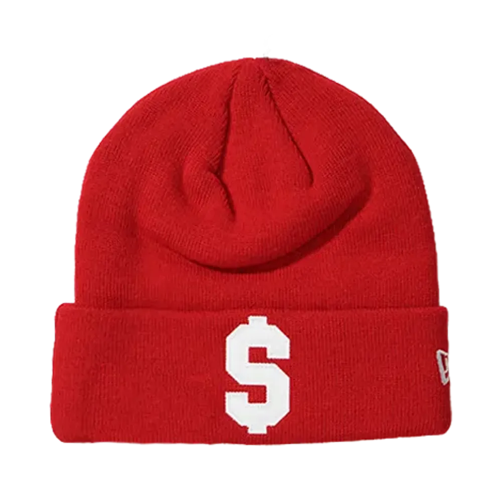 Supreme New Era $ Beanie "Red"