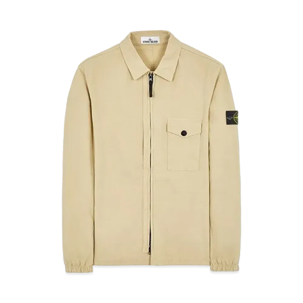 Stone Island 10704 TEXTURED BRUSHED RECYCLED COTTON "Ibory"