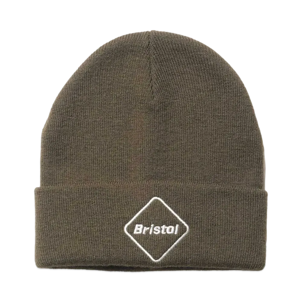 F.C.Real Bristol Emblem Knit Cap (Kids) "Khaki"